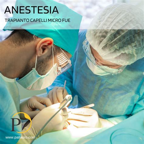 anestesia trapianto capelli